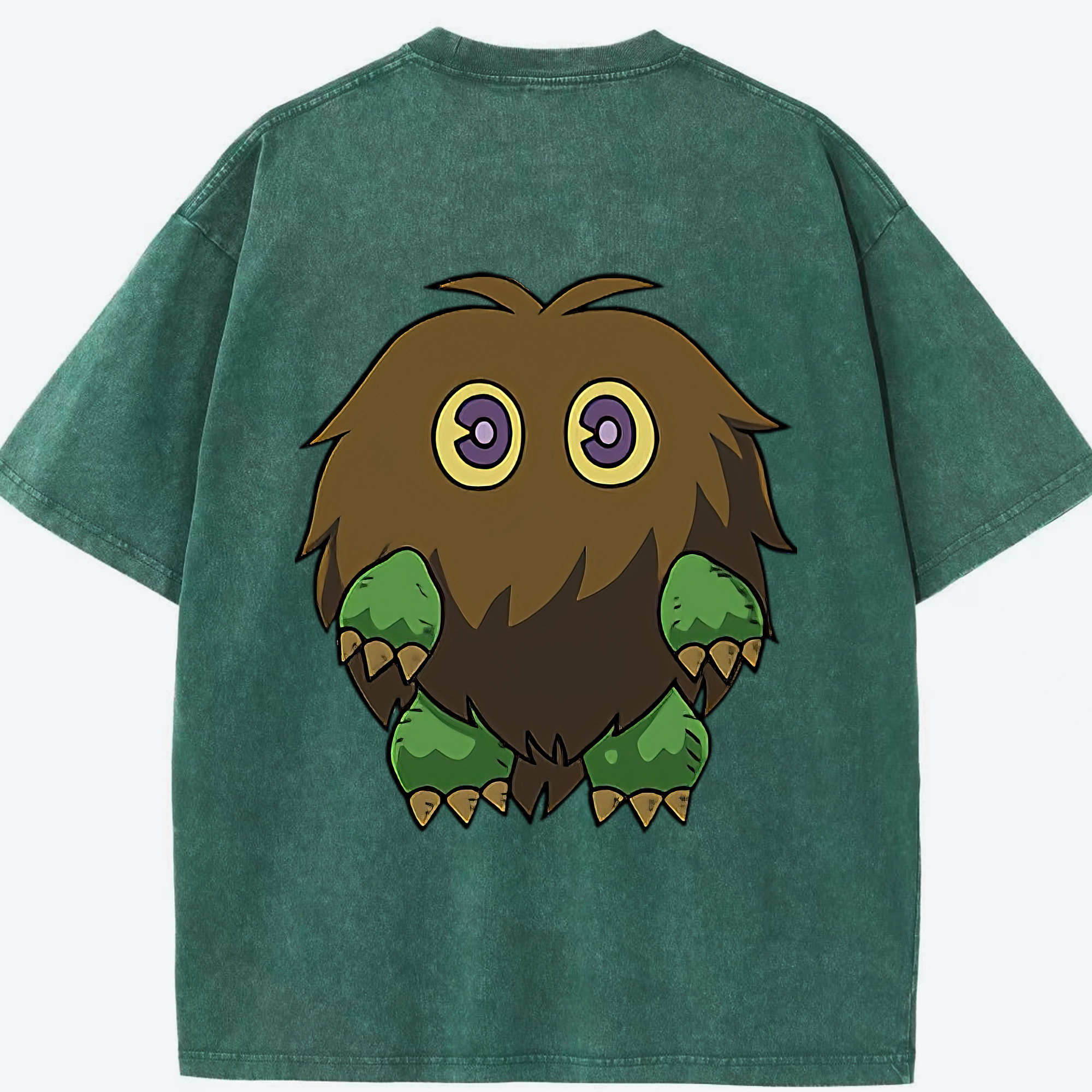 （画像用） 遊☆戯☆王 Yu-Gi-Oh! 綿100% ヴィンテージ風 半袖Tシャツ（背面プリント）